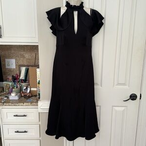 Shoshana Midnight Midi Dress Size 2